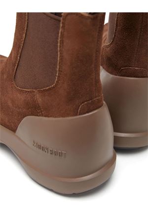 Luna Brown Suede Chelsea Boots MOON BOOT | 80D2480050M004